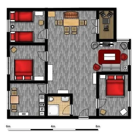 Apartment Am Rundsteg 15 Burgtiefe auf Fehmarn