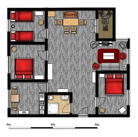 Apartamento Am Rundsteg 15 Burgtiefe auf Fehmarn